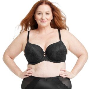 Aude women’s bra black lace in 44DD and 46DDD NWT